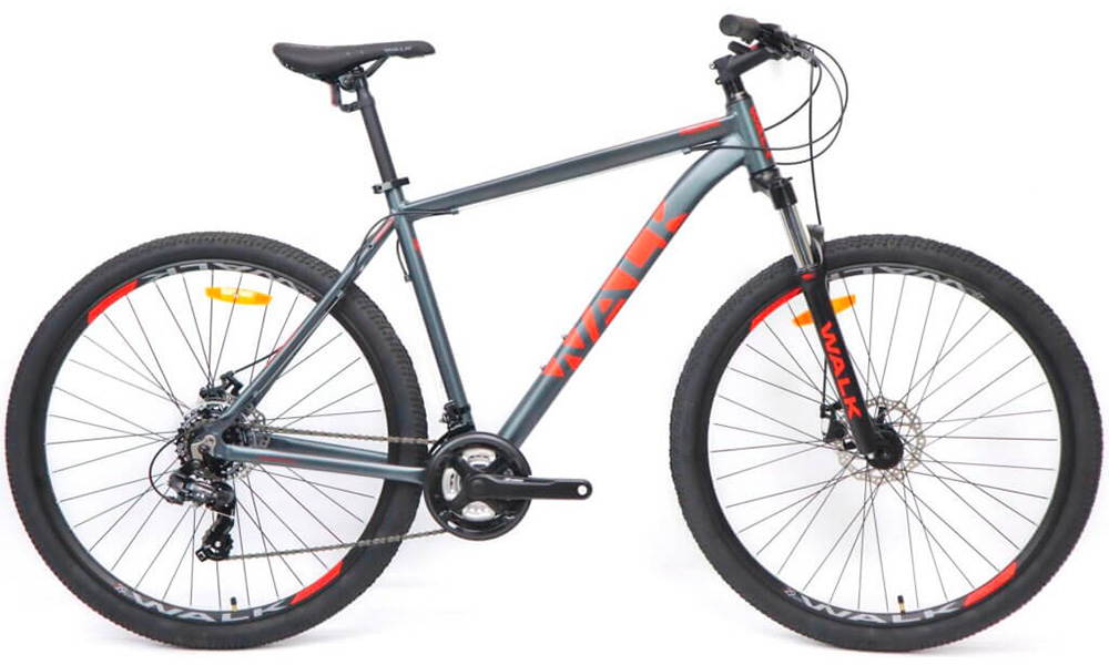 Фотография Велосипед WALK PULSARE 29″ (2021) 2021 Серо-оранжевый